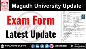 Magadh University Exam Form BA BSc BCom MA MSc MCom PhD Vocational