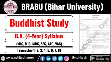 BRABU BA Buddhist Study New Syllabus Sem- 1 2 3 4 5 6 7 8