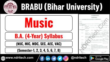 BRABU BA Music New Syllabus Sem- 1 2 3 4 5 6 7 8
