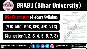 BRABU BSc Chemistry New Syllabus Sem- 1 2 3 4 5 6 7 8