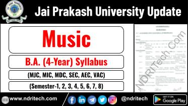 JP University BA Music New Syllabus Sem- 1 2 3 4 5 6 7 8
