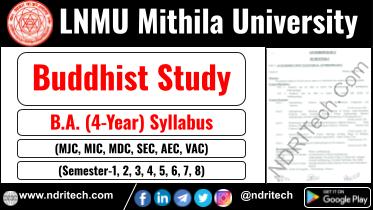 LNMU BA Buddhist Study New Syllabus Sem- 1 2 3 4 5 6 7 8