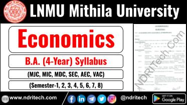LNMU BA Economics New Syllabus Sem- 1 2 3 4 5 6 7 8