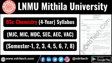 LNMU BSc Chemistry New Syllabus Sem- 1 2 3 4 5 6 7 8