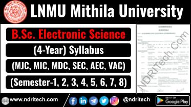 LNMU BSc Electronic Science New Syllabus Sem- 1 2 3 4 5 6 7 8