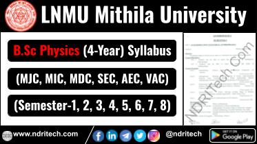 LNMU BSc Physics New Syllabus Sem- 1 2 3 4 5 6 7 8