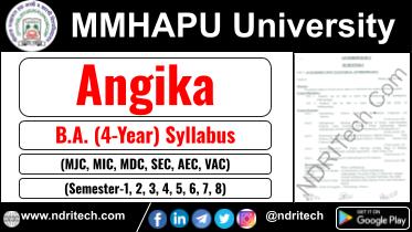 MMHAPU BA Angika New Syllabus Sem- 1 2 3 4 5 6 7 8
