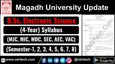 Magadh University BSc Electronic Science New Syllabus Sem- 1 2 3 4 5 6 7 8