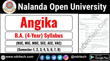 NOU BA Angika New Syllabus Sem- 1 2 3 4 5 6 7 8
