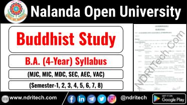 NOU BA Buddhist Study New Syllabus Sem- 1 2 3 4 5 6 7 8