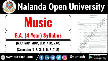 NOU BA Music New Syllabus Sem- 1 2 3 4 5 6 7 8