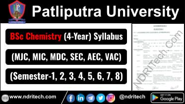 Patliputra University BSc Chemistry New Syllabus Sem- 1 2 3 4 5 6 7 8