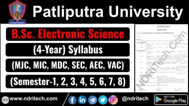 Patliputra University BSc Electronic Science New Syllabus Sem- 1 2 3 4 5 6 7 8