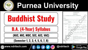 Purnea University BA Buddhist Study New Syllabus Sem- 1 2 3 4 5 6 7 8