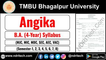 TMBU BA Angika New Syllabus Sem- 1 2 3 4 5 6 7 8
