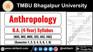 TMBU BA Anthropology New Syllabus Sem- 1 2 3 4 5 6 7 8