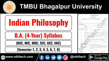 TMBU BA Indian Philosophy New Syllabus Sem- 1 2 3 4 5 6 7 8