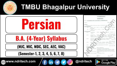 TMBU BA Persian New Syllabus Sem- 1 2 3 4 5 6 7 8