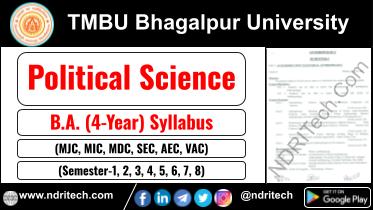 TMBU BA Political Science New Syllabus Sem- 1 2 3 4 5 6 7 8