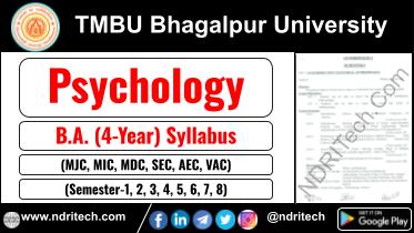 TMBU BA Psychology New Syllabus Sem- 1 2 3 4 5 6 7 8