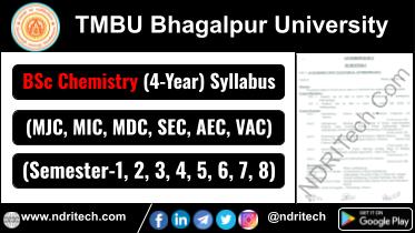TMBU BSc Chemistry New Syllabus Sem- 1 2 3 4 5 6 7 8