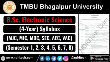 TMBU BSc Electronic Science New Syllabus Sem- 1 2 3 4 5 6 7 8