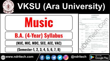 VKSU BA Music New Syllabus Sem- 1 2 3 4 5 6 7 8
