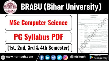 BRABU MSc Computer Science Syllabus Sem-1 2 3 4 Download Link