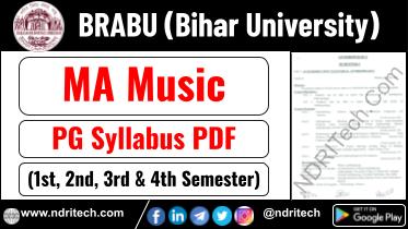 BRABU PG MA Music Syllabus Sem-1 2 3 4 Download Link