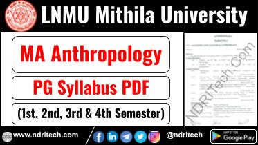LNMU PG MA Anthropology Syllabus Sem-1 2 3 4 Download Link