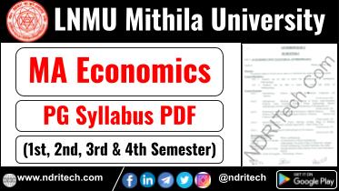 LNMU PG MA Economics Syllabus Sem-1 2 3 4 Download Link
