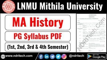 LNMU PG MA History Syllabus Sem-1 2 3 4 Download Link