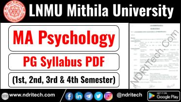 LNMU PG MA Psychology Syllabus Sem-1 2 3 4 Download Link