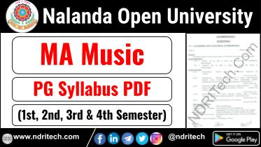 NOU PG MA Music Syllabus Sem-1 2 3 4 Download Link