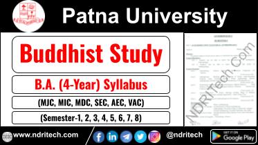 Patna University BA Buddhist Study New Syllabus Sem-1 2 3 4 5 6 7 8