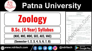 Patna University BSc Zoology New Syllabus Sem-1 2 3 4 5 6 7 8