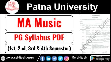 Patna University PG MA Music Syllabus Sem-1 2 3 4 Download Link