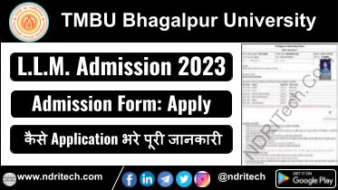 TMBU LLM Admission 2025 for Session 2023-25 Tilka Manjhi Bhagalpur University