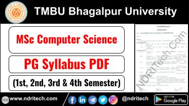 TMBU MSc Computer Science Syllabus Sem-1 2 3 4 Download Link