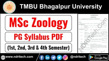 TMBU MSc Zoology Syllabus Sem-1 2 3 4 Download Link