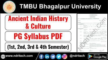 TMBU PG AIHC Ancient Indian History & Culture Syllabus Sem-1 2 3 4 Download Link