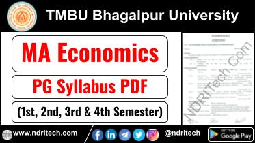TMBU PG MA Economics Syllabus Sem-1 2 3 4 Download Link
