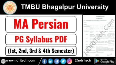 TMBU PG MA Persian Syllabus Sem-1 2 3 4 Download Link