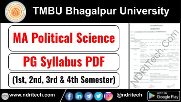 TMBU PG MA Political Science Syllabus Sem-1 2 3 4 Download Link