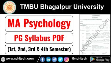 TMBU PG MA Psychology Syllabus Sem-1 2 3 4 Download Link