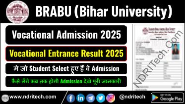 BRABU Vocational Admission 2025 of Selected Students